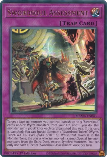 Swordsoul Assessment (MAMA-EN043), Magnificent Mavens — Yu-Gi-Oh! card price