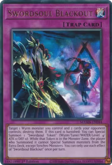 Swordsoul Blackout (MAMA-EN044), Magnificent Mavens — Yu-Gi-Oh! card price