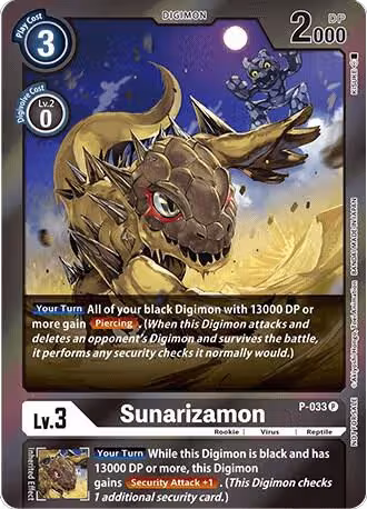 Sunarizamon (Gift Box 2022) (P-033 P), Digimon Promotion Cards — Digimon card price