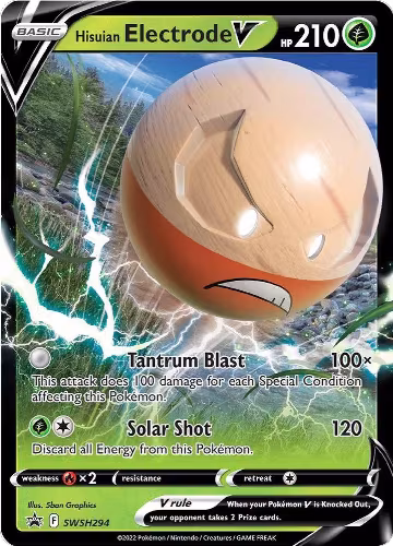 Hisuian Electrode V - SWSH294 (SWSH294), Sword & Shield Promo Cards — Pokémon card price