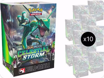 Celestial Storm Build & Battle Box Display, SM - Celestial Storm — Pokémon sealed product price