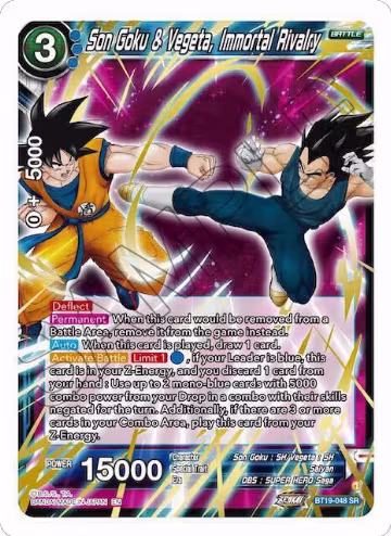Son Goku & Vegeta, Immortal Rivalry (BT19-048), Fighter's Ambition — DB Super card price