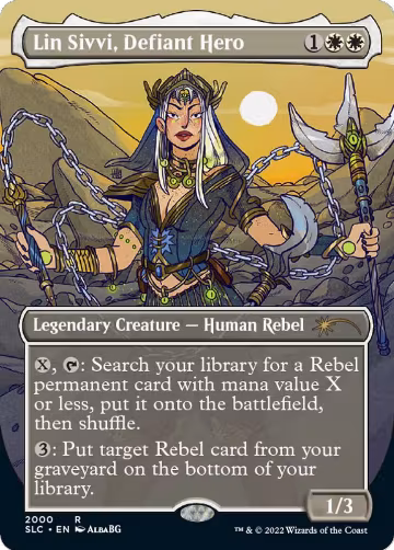 Lin Sivvi, Defiant Hero (2000), Secret Lair Countdown Kit — Magic card price
