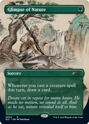 Glimpse of Nature (2004), Secret Lair Countdown Kit — Magic card price