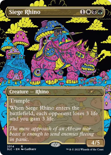 Siege Rhino (2014), Secret Lair Countdown Kit — Magic card price