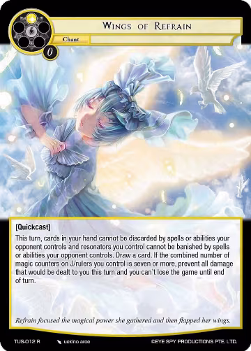 Wings of Refrain (TUS-012 R), The Underworld of Secrets — Force of Will card price