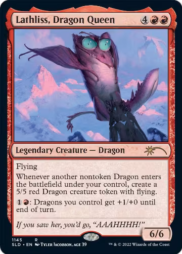 Lathliss, Dragon Queen (1145) (1145), Secret Lair Drop Series — Magic card price