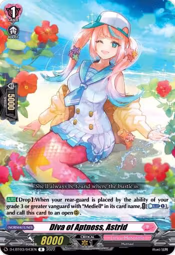 Diva of Aptness, Astrid (D-LBT03/043EN), D-LBT03: Lyrical Monasterio ~Summertime Memories!~ — Vanguard card price