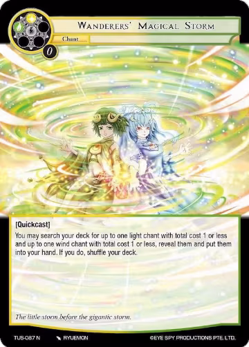 Wanderers' Magical Storm (TUS-087 N), The Underworld of Secrets — Force of Will card price