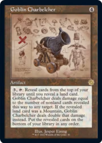 Goblin Charbelcher (Schematic) (81), The Brothers' War: Retro Frame Artifacts — Magic card price