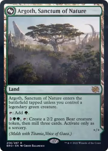 Argoth, Sanctum of Nature (256), The Brothers' War — Magic card price