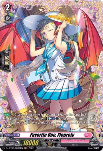 Favorite One, Fleurety (FR) (D-LBT03/FR09EN), D-LBT03: Lyrical Monasterio ~Summertime Memories!~ — Vanguard card price