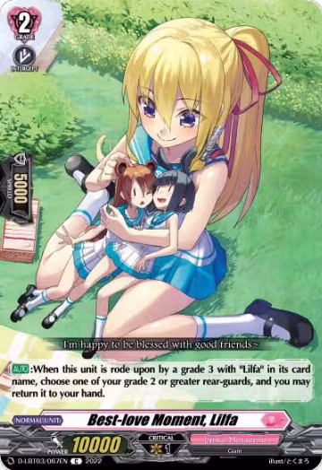 Best-love Moment, Lilfa (D-LBT03/067EN), D-LBT03: Lyrical Monasterio ~Summertime Memories!~ — Vanguard card price