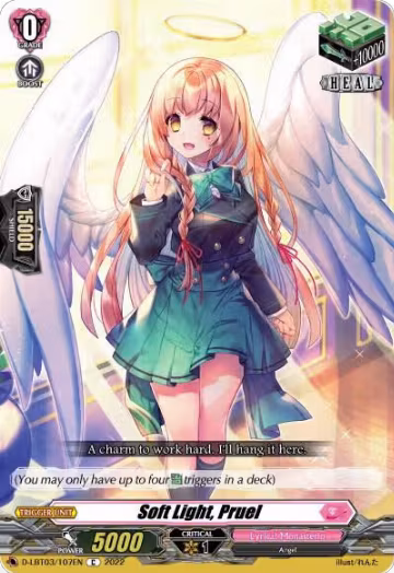 Soft Light, Pruel (D-LBT03/107EN), D-LBT03: Lyrical Monasterio ~Summertime Memories!~ — Vanguard card price