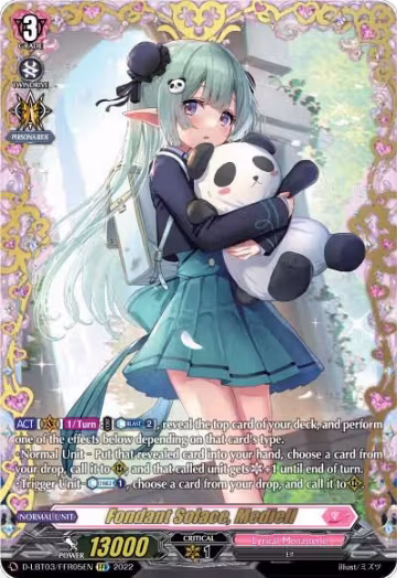 Fondant Solace, Mediell (FFR) (D-LBT03/FFR05EN), D-LBT03: Lyrical Monasterio ~Summertime Memories!~ — Vanguard card price