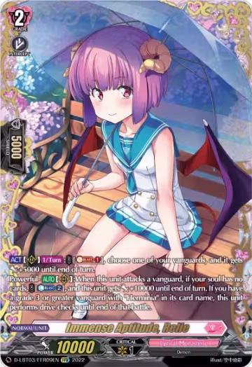 Immense Aptitude, Relie (FFR) (D-LBT03/FFR09EN), D-LBT03: Lyrical Monasterio ~Summertime Memories!~ — Vanguard card price