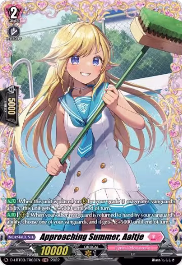 Approaching Summer, Aaltje (FR) (D-LBT03/FR03EN), D-LBT03: Lyrical Monasterio ~Summertime Memories!~ — Vanguard card price