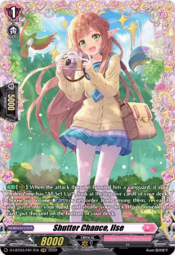 Shutter Chance, Ilse (FR) (D-LBT03/FR17EN), D-LBT03: Lyrical Monasterio ~Summertime Memories!~ — Vanguard card price