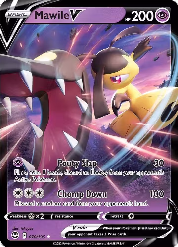 Mawile V (070/195), Silver Tempest — Pokémon card price