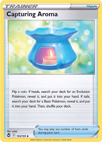 Capturing Aroma (153/195), Silver Tempest — Pokémon card price