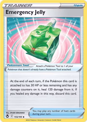Emergency Jelly (155/195), Silver Tempest — Pokémon card price