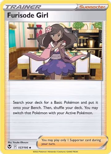 Furisode Girl (157/195), Silver Tempest — Pokémon card price