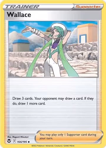 Wallace (166/195), Silver Tempest — Pokémon card price