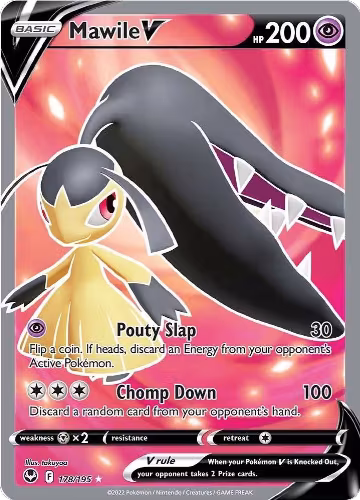 Mawile V (Full Art) (178/195), Silver Tempest — Pokémon card price