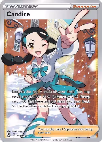 Candice (Full Art) (189/195), Silver Tempest — Pokémon card price