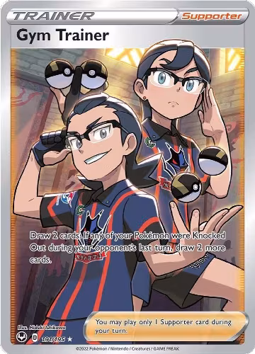Gym Trainer (Full Art) (191/195), Silver Tempest — Pokémon card price