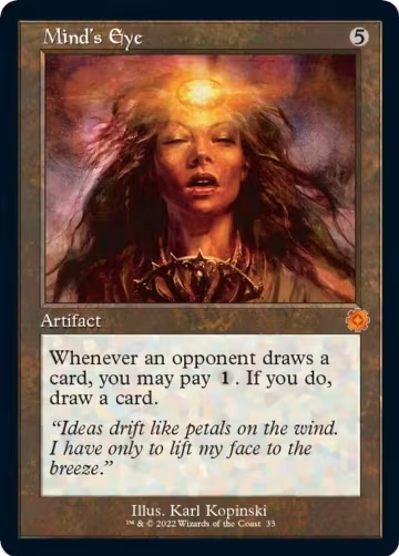 Mind's Eye (33), The Brothers' War: Retro Frame Artifacts — Magic card price