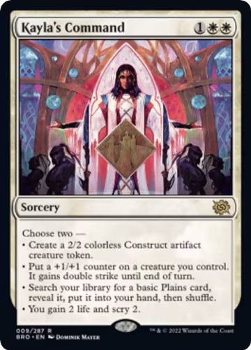 Kayla's Command (9), The Brothers' War — Magic card price
