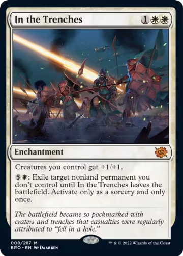 In the Trenches (8), The Brothers' War — Magic card price