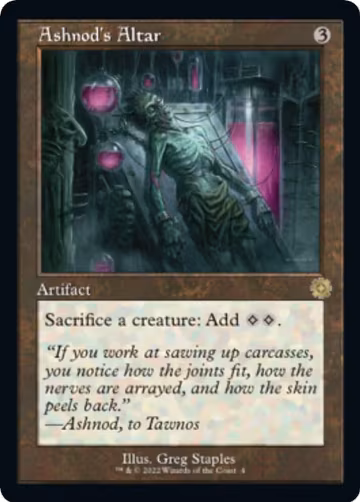 Ashnod's Altar (4), The Brothers' War: Retro Frame Artifacts — Magic card price