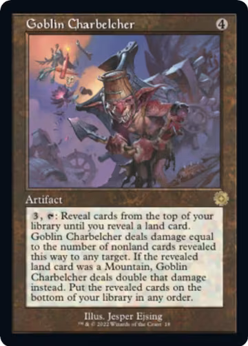 Goblin Charbelcher (18), The Brothers' War: Retro Frame Artifacts — Magic card price
