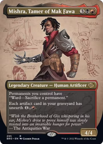 Mishra, Tamer of Mak Fawa (Borderless) (295), The Brothers' War — Magic card price
