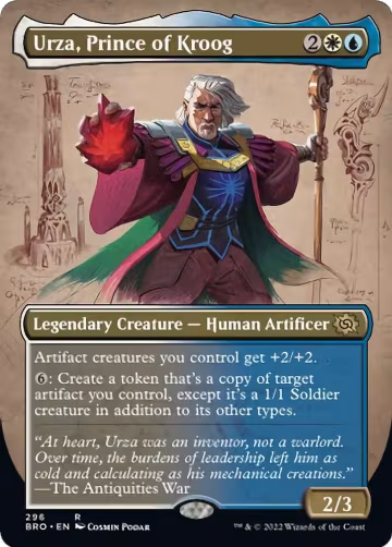 Urza, Prince of Kroog (Borderless) (296), The Brothers' War — Magic card price