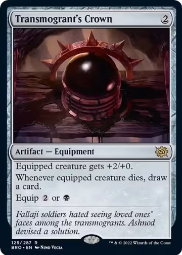 Transmogrant's Crown (125), The Brothers' War — Magic card price