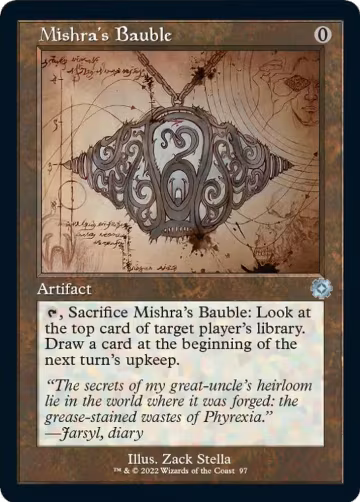 Mishra's Bauble (Schematic) (97), The Brothers' War: Retro Frame Artifacts — Magic card price