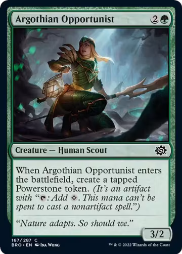 Argothian Opportunist (167), The Brothers' War — Magic card price