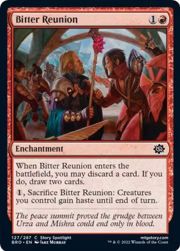 Bitter Reunion (127), The Brothers' War — Magic card price