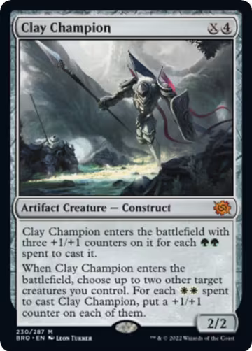 Clay Champion (230), The Brothers' War — Magic card price