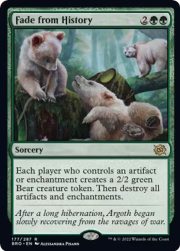 Fade from History (177), The Brothers' War — Magic card price