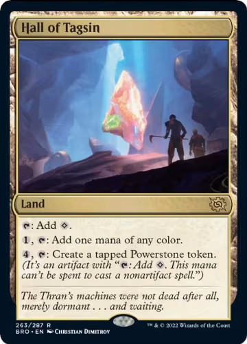 Hall of Tagsin (263), The Brothers' War — Magic card price