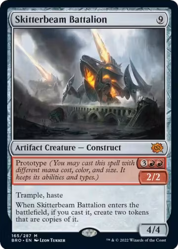 Skitterbeam Battalion (165), The Brothers' War — Magic card price