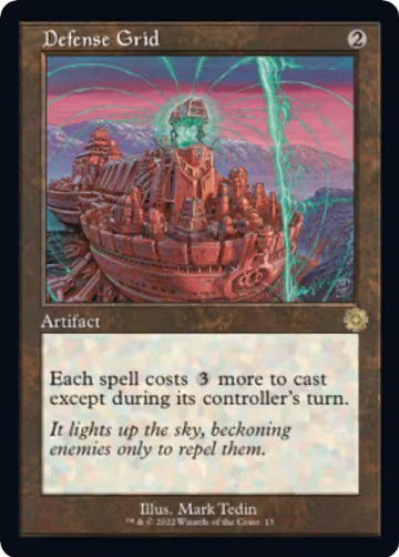 Defense Grid (13), The Brothers' War: Retro Frame Artifacts — Magic card price