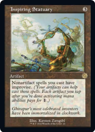Inspiring Statuary (22), The Brothers' War: Retro Frame Artifacts — Magic card price