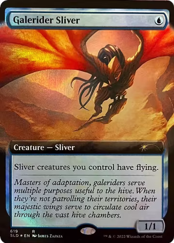 Galerider Sliver (Extended Art) (619), Secret Lair Drop Series — Magic card price