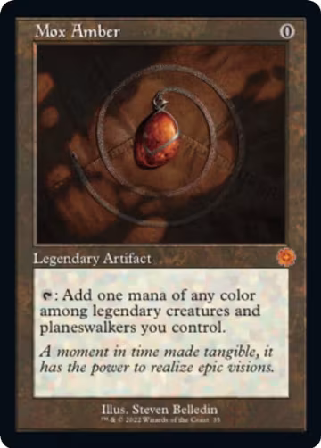 Mox Amber (35), The Brothers' War: Retro Frame Artifacts — Magic card price