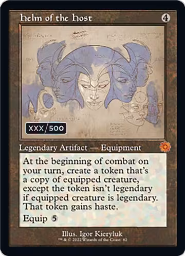 Helm of the Host (Schematic) (Serial Numbered) (82) — card price